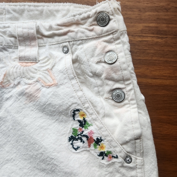 FREE PEOPLE WE THE FREE LOVE ALIVE HIGH RISE PATCHWORK BOYFRIEND JEAN SIZE 29 - Picture 8 of 16